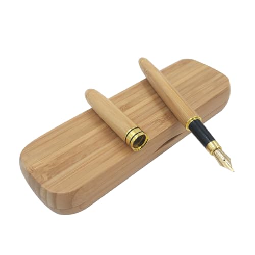 WEKAMOS Bambus Füllfederhalter mit Geschenkbox Eleganter Schreibfüller für Kalligraphie Unterschriften Büro und Studium Komfortabler Griff zu Geburtstag Vatertag WEKAMOS Bambus Füllfederhalter mit Geschenkbox Eleganter Schreibfüller für Kalligraphie Unterschriften Büro und Studium Komfortabler Griff zu Geburtstag Vatertag von WEKAMOS