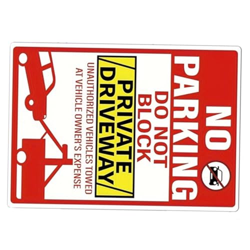 WEKAMOS Blockieren Sie Kein Auffahrtschild, Das Keine Parkplätze Blockieren, Die Die Einfahrt Nicht Autorisierte Fahrzeuge Werden, Werden Auf Dem Schild Des Fahrzeugbesitzers Abgeschleppt WEKAMOS Blockieren Sie Kein Auffahrtschild, Das Keine Parkplätze Blockieren, Die Die Einfahrt Nicht Autorisierte Fahrzeuge Werden, Werden Auf Dem Schild Des Fahrzeugbesitzers Abgeschleppt von WEKAMOS