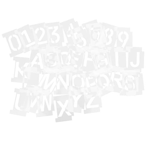 WEKAMOS Buchstaben Schablonen aus Hochwertigem Pet Wiederverwendbare Waschbare Malvorlagen für DIY Kunst und Frühe Bildung Robuste Glatte Malschablonen mit Buchstaben und Zahlen WEKAMOS Buchstaben Schablonen aus Hochwertigem Pet Wiederverwendbare Waschbare Malvorlagen für DIY Kunst und Frühe Bildung Robuste Glatte Malschablonen mit Buchstaben und Zahlen von WEKAMOS