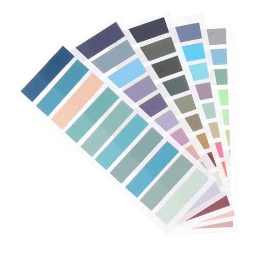WEKAMOS Bücher Pet Farben Halbtransparente Haftstreifen Index Tabs Wiederverwendbare Beschreibbare Haftnotizen für Bücher Praktische Lesestreifen Klebende Satzmarker für Büro und Haushalt WEKAMOS Bücher Pet Farben Halbtransparente Haftstreifen Index Tabs Wiederverwendbare Beschreibbare Haftnotizen für Bücher Praktische Lesestreifen Klebende Satzmarker für Büro und Haushalt von WEKAMOS