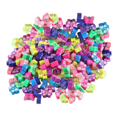 WEKAMOS Bunte Schmetterling Polymer Clay Perlen für DIY Schmuckherstellung Glatte Oberfläche Hautfreundlich Multifunktionale Bastelperlen Leicht und Praktisch pro Packung WEKAMOS Bunte Schmetterling Polymer Clay Perlen für DIY Schmuckherstellung Glatte Oberfläche Hautfreundlich Multifunktionale Bastelperlen Leicht und Praktisch pro Packung von WEKAMOS
