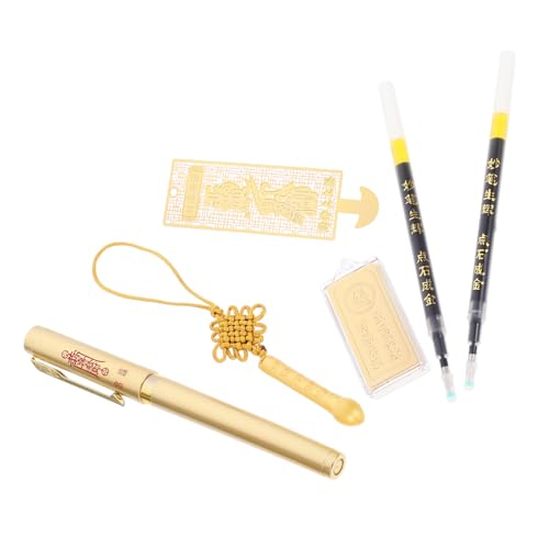 WEKAMOS Chinese Element Gel Pen Dragon Year Business Schreibstift mit Anti-rutsch-design Vielseitiger Kugelschreiber für Büro Schule Zuhause Praktisches Geschenk für Kollegen und Freunde von WEKAMOS