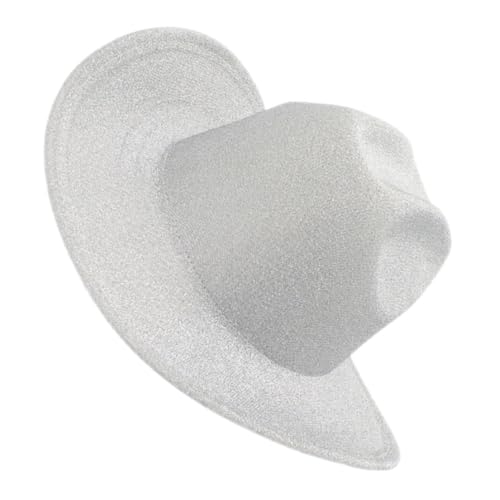 WEKAMOS Cowgirl Cowboyhut Weiß Glitzernd Leicht Festhut Western Kostüm Für Damen Herren Strand Hochzeit Cosplay WEKAMOS Cowgirl Cowboyhut Weiß Glitzernd Leicht Festhut Western Kostüm Für Damen Herren Strand Hochzeit Cosplay von WEKAMOS