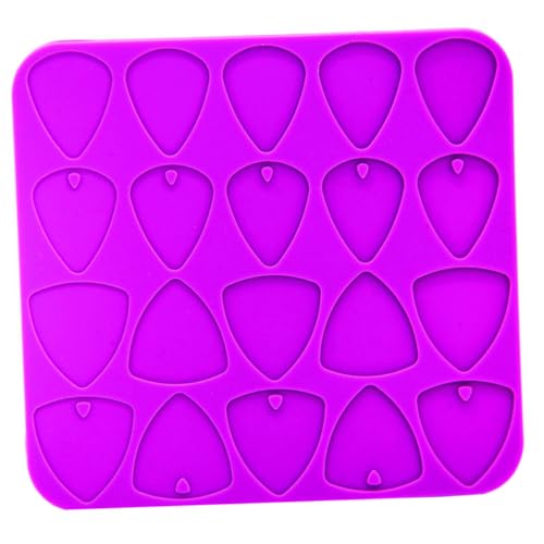 WEKAMOS DIY Gitarren plektrum Silikonform Dicken Spiegelglatte Oberfläche Epoxidharz Gießform für Individuelle Gitarrenzubehör Herstellung Geschenkideen von WEKAMOS