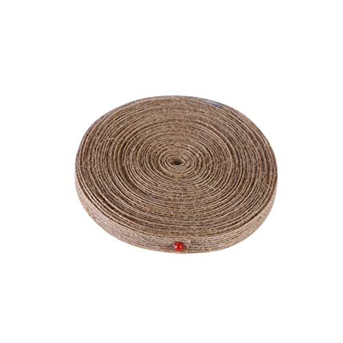 WEKAMOS DIY Jute Gurtband Natürliche Hanfschnur für Bastelprojekte Hochzeitsdekoration und Umweltfreundliche Handwerksanwendungen Leicht zu Verarbeiten und Vielseitig von WEKAMOS