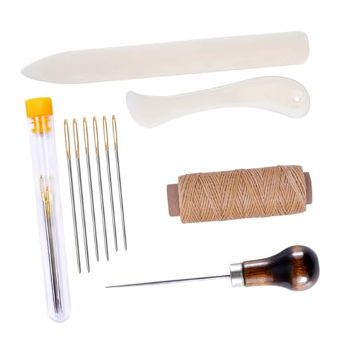 WEKAMOS DIY Lederwerkzeugset Teiliges Handnähset Langlebigem Material für Handgefertigte Lederarbeiten und Nähprojekte für Bastel und DIY WEKAMOS DIY Lederwerkzeugset Teiliges Handnähset Langlebigem Material für Handgefertigte Lederarbeiten und Nähprojekte für Bastel und DIY von WEKAMOS