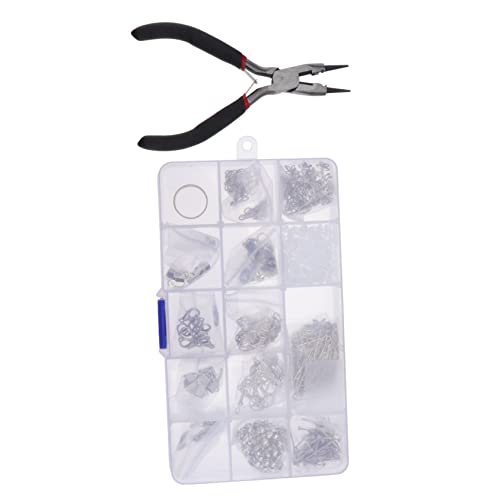 WEKAMOS DIY Schmuck Zubehör mit Robustem Weiß Karabinerverschluss und Zange für Armband Kette Anhänger Basteln Schmuckherstellung Accessoire für Designs WEKAMOS DIY Schmuck Zubehör mit Robustem Weiß Karabinerverschluss und Zange für Armband Kette Anhänger Basteln Schmuckherstellung Accessoire für Designs von WEKAMOS