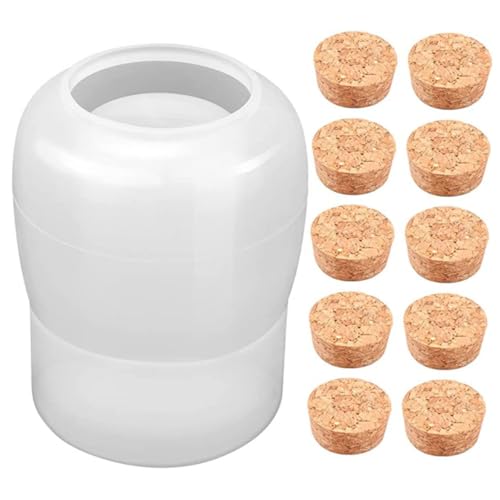 WEKAMOS DIY Silikonform für Epoxidharz Vorratsglas mit Stopfen Flexible Langlebige Gießform für Aufbewahrungsdosen Wiederverwendbar und Einfach zu Entformen für Anfänger und Kreative WEKAMOS DIY Silikonform für Epoxidharz Vorratsglas mit Stopfen Flexible Langlebige Gießform für Aufbewahrungsdosen Wiederverwendbar und Einfach zu Entformen für Anfänger und Kreative von WEKAMOS