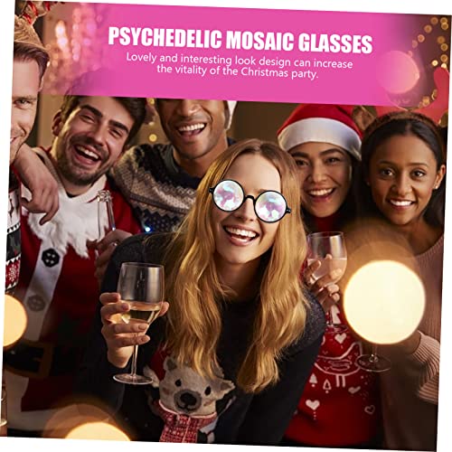 WEKAMOS Dekorative Kaleidoskopbrille Partybrille Leichtes Robustes Design für Festival Karneval und Nachtveranstaltungen Hautfreundlich Auffälliges Accessoire für Partys und Kostüme WEKAMOS Dekorative Kaleidoskopbrille Partybrille Leichtes Robustes Design für Festival Karneval und Nachtveranstaltungen Hautfreundlich Auffälliges Accessoire für Partys und Kostüme von WEKAMOS