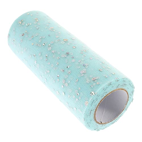 WEKAMOS Dekorative Tüllrolle Yards Hochwertiges Glitzer Tüllband für DIY Hochzeitsdeko Party Layouts Hautfreundlicher Langlebiger Stoff für Kreative Bastelprojekte von WEKAMOS
