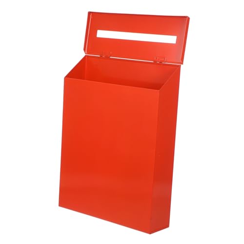 WEKAMOS Dekorativer Briefkasten Vintage Hausdekor Wandhalterung Briefkasten Orange Eisen Vintage Briefkasten Wandhalterung WEKAMOS Dekorativer Briefkasten Vintage Hausdekor Wandhalterung Briefkasten Orange Eisen Vintage Briefkasten Wandhalterung von WEKAMOS
