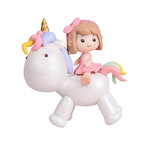 WEKAMOS Dekoratives Einhorn Mädchen Cake Ornament Langlebigem Bezaubernde Tortendeko Figur für Geburtstagsfeier und Themenparty Süße Tischdekoration für WEKAMOS Dekoratives Einhorn Mädchen Cake Ornament Langlebigem Bezaubernde Tortendeko Figur für Geburtstagsfeier und Themenparty Süße Tischdekoration für von WEKAMOS