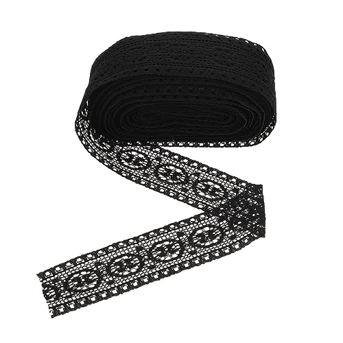 WEKAMOS Dekoratives Elastisches Spitzenband für DIY Bekleidungsprojekte Schwarz Vielseitig Einsetzbar für Unterwäsche Kleider und Accessoires Hautfreundlich und Dehnbar WEKAMOS Dekoratives Elastisches Spitzenband für DIY Bekleidungsprojekte Schwarz Vielseitig Einsetzbar für Unterwäsche Kleider und Accessoires Hautfreundlich und Dehnbar von WEKAMOS