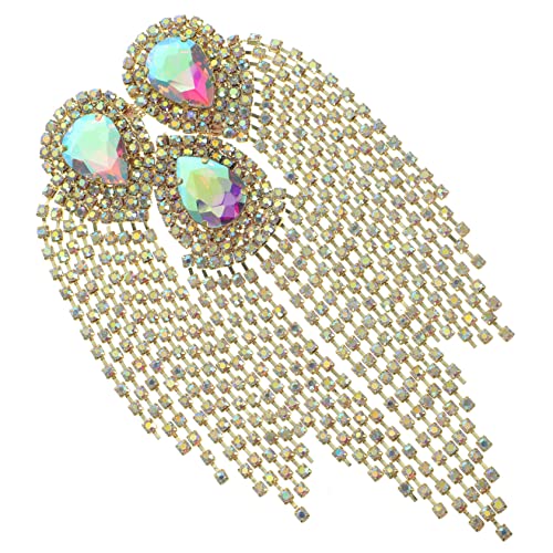 WEKAMOS Dekoratives Quasten Applikationspatch für Kleidung Handtaschen und Anzüge Brosche mit Strass für DIY Projekte Goldbasis Ab Farbe WEKAMOS Dekoratives Quasten Applikationspatch für Kleidung Handtaschen und Anzüge Brosche mit Strass für DIY Projekte Goldbasis Ab Farbe von WEKAMOS