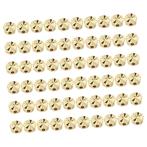 WEKAMOS Doppelseitige Glatte Zwischenperlen Gold Schmuckperlen für DIY Armband Halskette Bastelperlen für Schmuckherstellung und Reparatur WEKAMOS Doppelseitige Glatte Zwischenperlen Gold Schmuckperlen für DIY Armband Halskette Bastelperlen für Schmuckherstellung und Reparatur von WEKAMOS