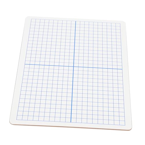 WEKAMOS Doppelseitiges Whiteboard schreibtisch Trockenlöschtafel klein Trocken abwischbare Tafeln mit Linien Diagrammtafel trocken abwischbar Notizblock zu machen Raster-Whiteboard WEKAMOS Doppelseitiges Whiteboard schreibtisch Trockenlöschtafel klein Trocken abwischbare Tafeln mit Linien Diagrammtafel trocken abwischbar Notizblock zu machen Raster-Whiteboard von WEKAMOS