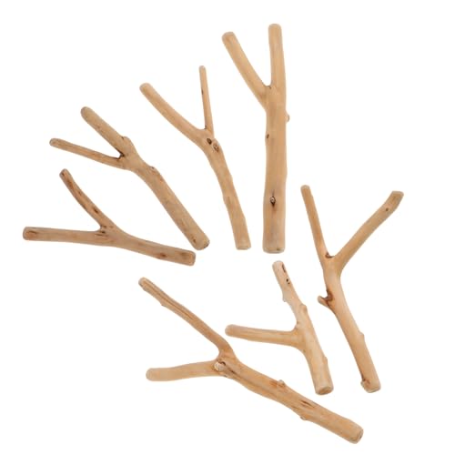 WEKAMOS Driftwood Zweige Holzstäbe Beutel Natürliche Holzstäbchen für Basteln Dekoration Hochzeit Vasen Malwerkzeug Multifunktional Geformt Natürliches Holztextur von WEKAMOS