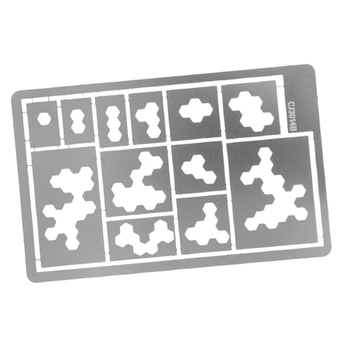 WEKAMOS Edelstahl Schablone Camouflage Muster Sprühfarbe Vorlage Wiederverwendbar für DIY Dekoration Malprojekte Wohnkultur WEKAMOS Edelstahl Schablone Camouflage Muster Sprühfarbe Vorlage Wiederverwendbar für DIY Dekoration Malprojekte Wohnkultur von WEKAMOS