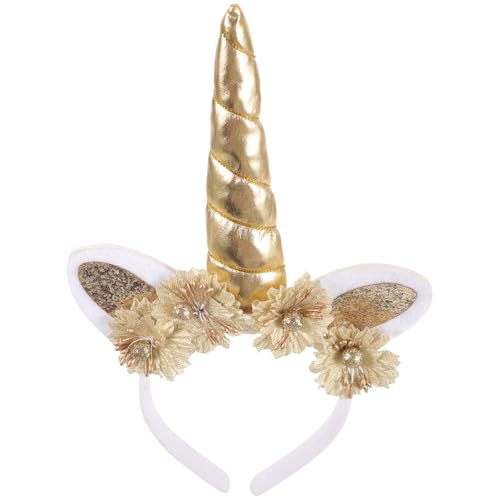 WEKAMOS Einhorn Haarreif mit Blumen Stirnband für Accessoire für Geburtstagsfeiern Partys und Feste und Charme WEKAMOS Einhorn Haarreif mit Blumen Stirnband für Accessoire für Geburtstagsfeiern Partys und Feste und Charme von WEKAMOS