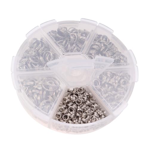 WEKAMOS Eisenkreis Ringe Doppelte Geschlossene Ringe für DIY Projekte Handgefertigte Schmuckzubehör Silberne Metallringe für Bastelarbeiten und Kreative Projekte WEKAMOS Eisenkreis Ringe Doppelte Geschlossene Ringe für DIY Projekte Handgefertigte Schmuckzubehör Silberne Metallringe für Bastelarbeiten und Kreative Projekte von WEKAMOS