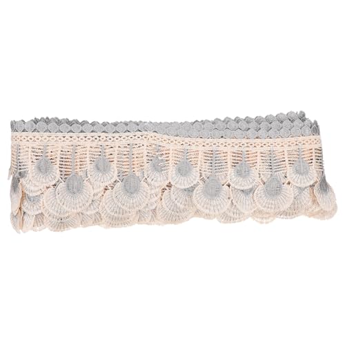 WEKAMOS Eleganter Tüllbesatz Vorhangkante Dekoratives Polyesterband DIY Nähzubehör Für Gardinen und Möbelverzierung WEKAMOS Eleganter Tüllbesatz Vorhangkante Dekoratives Polyesterband DIY Nähzubehör Für Gardinen und Möbelverzierung von WEKAMOS