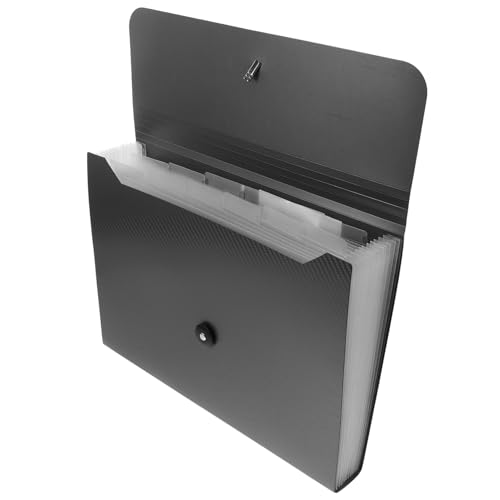 WEKAMOS Erweiterbare Fächermappe mit Fächern Robuster Haushalts organizer für Dokumente Quittungen und Wichtige Papiere Praktischer Handheld akkordeon ordner für Büro und Zuhause Graue WEKAMOS Erweiterbare Fächermappe mit Fächern Robuster Haushalts organizer für Dokumente Quittungen und Wichtige Papiere Praktischer Handheld akkordeon ordner für Büro und Zuhause Graue von WEKAMOS