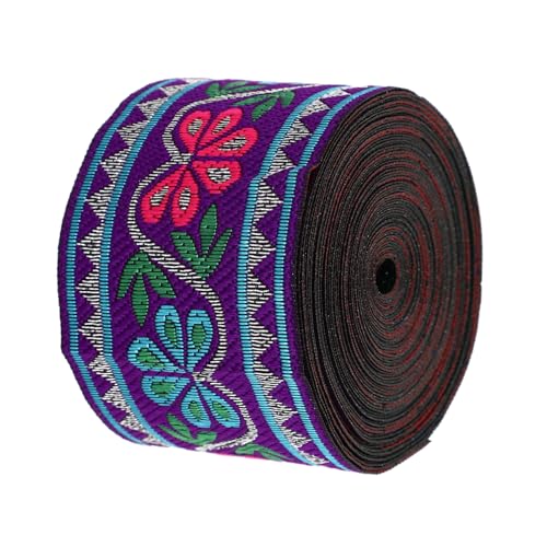 WEKAMOS Ethnisches Jacquard Webband Breit Polyester Satinband mit Traditionellem Muster Vielseitig für DIY Kleidung Taschen Nähzubehör und Dekorative Handwerksprojekte Geeignet WEKAMOS Ethnisches Jacquard Webband Breit Polyester Satinband mit Traditionellem Muster Vielseitig für DIY Kleidung Taschen Nähzubehör und Dekorative Handwerksprojekte Geeignet von WEKAMOS