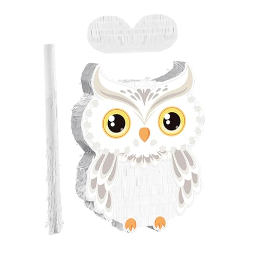 WEKAMOS Eulen Piñata Weiß mit und Augenbinde Interaktives Dschungel Partyspiel für Kindergeburtstag Halloween Babyparty Dekoration und Familienspaß WEKAMOS Eulen Piñata Weiß mit und Augenbinde Interaktives Dschungel Partyspiel für Kindergeburtstag Halloween Babyparty Dekoration und Familienspaß von WEKAMOS