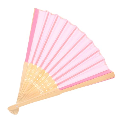 WEKAMOS Faltbarer Handfächer aus und Stoff Leichtes Design Langlebig und für Hochzeit Tanz und Sommerreisen Handlich und Einfach zu Transportieren Rosa WEKAMOS Faltbarer Handfächer aus und Stoff Leichtes Design Langlebig und für Hochzeit Tanz und Sommerreisen Handlich und Einfach zu Transportieren Rosa von WEKAMOS