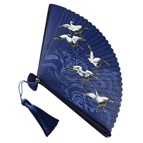 WEKAMOS Faltbarer Handfächer mit Chinesischer Tanzfächer für Sommer Dekoration und Veranstaltungen Eleganter Fächer mit Quaste und Praktischem Design WEKAMOS Faltbarer Handfächer mit Chinesischer Tanzfächer für Sommer Dekoration und Veranstaltungen Eleganter Fächer mit Quaste und Praktischem Design von WEKAMOS