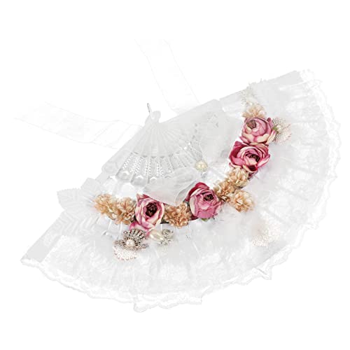 WEKAMOS Faltender Brautfächer mit Blumen und Design Eleganter Hochzeits Accessoire für Braut und Trauzeugin für Feiern und Fotos WEKAMOS Faltender Brautfächer mit Blumen und Design Eleganter Hochzeits Accessoire für Braut und Trauzeugin für Feiern und Fotos von WEKAMOS