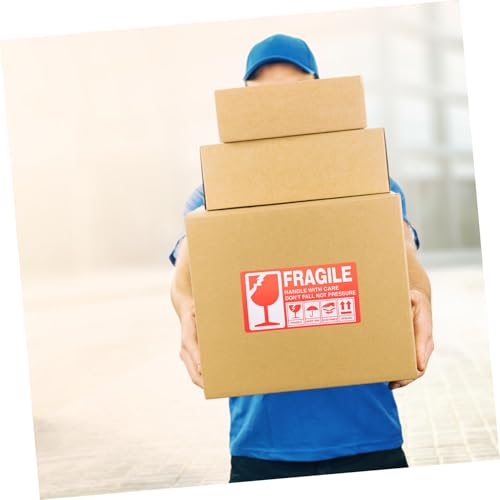 WEKAMOS Fragile Warning Aufkleber Selbstklebend Wasserfest Ölbeständig Kratzfest Geeignet für Versand Verpackung Kartons Zerbrechliche Gegenstände WEKAMOS Fragile Warning Aufkleber Selbstklebend Wasserfest Ölbeständig Kratzfest Geeignet für Versand Verpackung Kartons Zerbrechliche Gegenstände von WEKAMOS