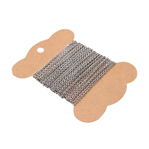 WEKAMOS Gliederkette für DIY Schmuckherstellung Kette für Armbänder und Bastelprojekte Langlebig und Schimmernd Einfach zu Lagern Verwenden von WEKAMOS