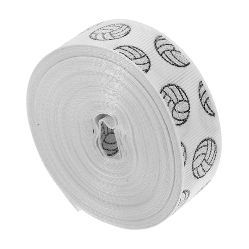 WEKAMOS Glitzerndes Volleyball Haarribbon für Cheerleader Yards Glänzendes Sport Diy Dekorationsband für Bastelprojekte und Team Accessoires WEKAMOS Glitzerndes Volleyball Haarribbon für Cheerleader Yards Glänzendes Sport Diy Dekorationsband für Bastelprojekte und Team Accessoires von WEKAMOS