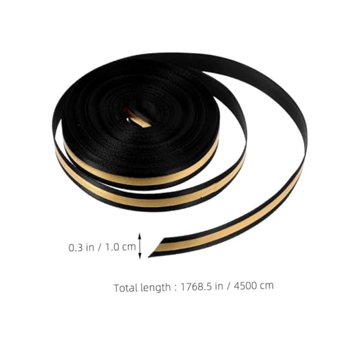 WEKAMOS Graduation Geschenkband Breit Polyester Geschenkverpackungsband mit Goldener Heißtransferprägung für Diy Schleifen Geschenkboxen und Dekoration zu Abschlussfeiern WEKAMOS Graduation Geschenkband Breit Polyester Geschenkverpackungsband mit Goldener Heißtransferprägung für Diy Schleifen Geschenkboxen und Dekoration zu Abschlussfeiern von WEKAMOS