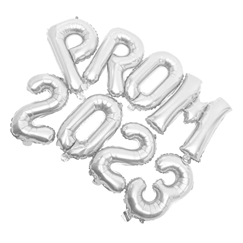 WEKAMOS Graduationsfeier Ballonset Silber Aluminiumfolie Happy Graduation Prom Partydeko Festliche Schulabschluss Luftballons für Wand Fenster Tür und Raumfüllende Girlande WEKAMOS Graduationsfeier Ballonset Silber Aluminiumfolie Happy Graduation Prom Partydeko Festliche Schulabschluss Luftballons für Wand Fenster Tür und Raumfüllende Girlande von WEKAMOS