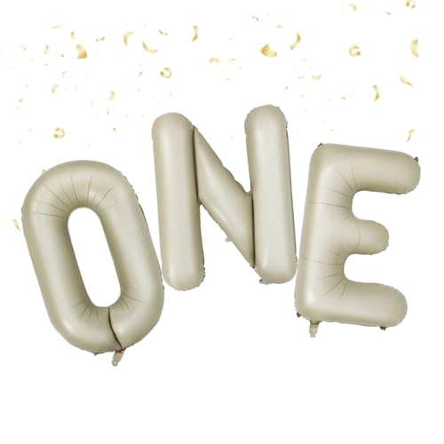 WEKAMOS Großer Folienballon One Cremeweiß Deko für Geburtstag Hochzeiten und Feierlichkeiten Langlebige Aluminiumfolie Einfach Aufzublasen Stilvolles Design für Unvergessliche WEKAMOS Großer Folienballon One Cremeweiß Deko für Geburtstag Hochzeiten und Feierlichkeiten Langlebige Aluminiumfolie Einfach Aufzublasen Stilvolles Design für Unvergessliche von WEKAMOS