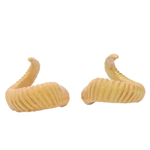 WEKAMOS Halloween Haarreif mit Goldfarbenen Schafhörnern Mittlere Leichte Halloween Kostüm Haaraccessoires für Erwachsene Kreative Party Deko für Karneval und Festlichkeiten WEKAMOS Halloween Haarreif mit Goldfarbenen Schafhörnern Mittlere Leichte Halloween Kostüm Haaraccessoires für Erwachsene Kreative Party Deko für Karneval und Festlichkeiten von WEKAMOS