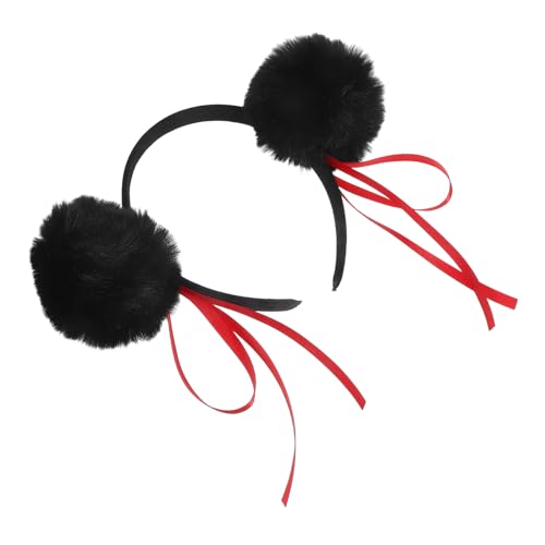 WEKAMOS Halloween Party Stirnband Nezha Kopfstück Fluffy Ball Hair Hoop Für Frauen Mädchen Halloween Cosplay Dress-up Carnival Festive Partydekorationen WEKAMOS Halloween Party Stirnband Nezha Kopfstück Fluffy Ball Hair Hoop Für Frauen Mädchen Halloween Cosplay Dress-up Carnival Festive Partydekorationen von WEKAMOS
