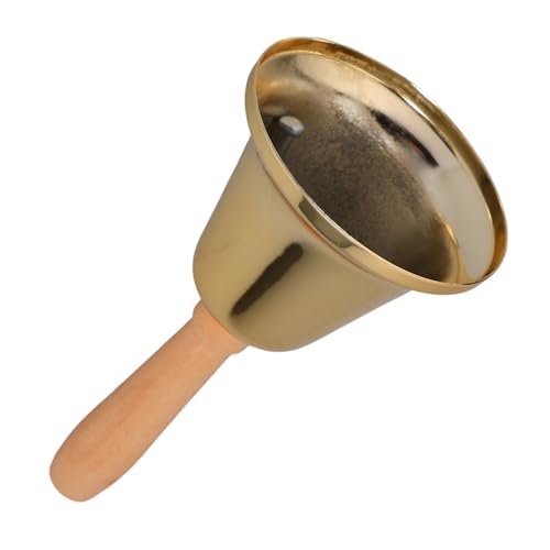 WEKAMOS Handglocke mit Holzgriff Laute Metallglocke für Unterricht Restaurant und Veranstaltungen für und Sofortige Aufmerksamkeit WEKAMOS Handglocke mit Holzgriff Laute Metallglocke für Unterricht Restaurant und Veranstaltungen für und Sofortige Aufmerksamkeit von WEKAMOS