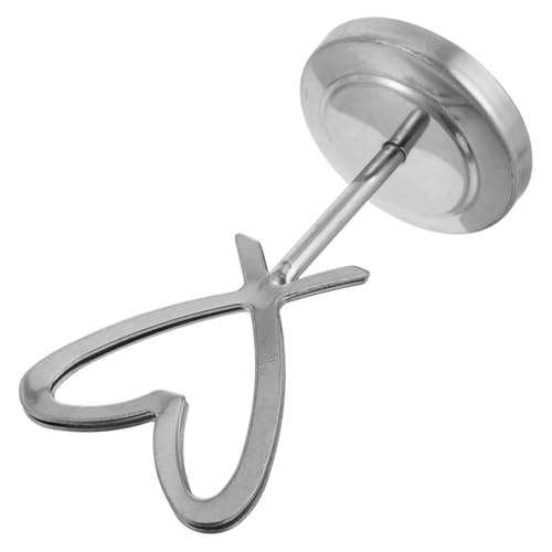 WEKAMOS Herzförmiger Tischkartenhalter aus Eleganter Memo Clip für Hochzeiten Notizkarten und Bilderhalter Vielseitig Einsetzbar für und Veranstaltungen Silber von WEKAMOS