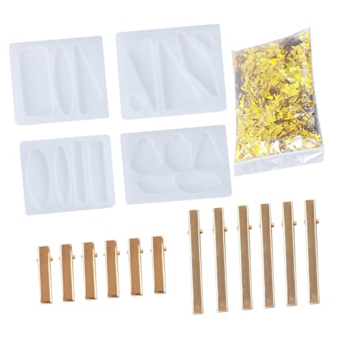 WEKAMOS Hochwertiges Silikon DIY Haarspangen Formen Set Stufige Epoxidharz Haarclip Gussformen Wiederverwendbar Langlebig für Handgefertigte Haarschmuck Herstellung Vielseitig Farbenfroh WEKAMOS Hochwertiges Silikon DIY Haarspangen Formen Set Stufige Epoxidharz Haarclip Gussformen Wiederverwendbar Langlebig für Handgefertigte Haarschmuck Herstellung Vielseitig Farbenfroh von WEKAMOS