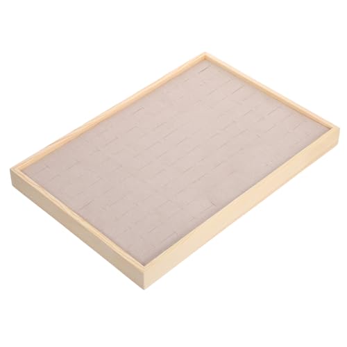 WEKAMOS Holz Schmuck Organizer mit Fächern Gepolstertes Ring und Ohrring Display Eleganter Aufbewahrungstablett für Schmuckstücke Geeignet für Schminktisch Kommode und Ablage WEKAMOS Holz Schmuck Organizer mit Fächern Gepolstertes Ring und Ohrring Display Eleganter Aufbewahrungstablett für Schmuckstücke Geeignet für Schminktisch Kommode und Ablage von WEKAMOS