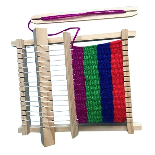 WEKAMOS Holz Strickmaschine für DIY Handwerksspielzeug Holz Pädagogisches Webgerät für Jungen und Mädchen Fördert Kreativität und Geschicklichkeit Khaki WEKAMOS Holz Strickmaschine für DIY Handwerksspielzeug Holz Pädagogisches Webgerät für Jungen und Mädchen Fördert Kreativität und Geschicklichkeit Khaki von WEKAMOS