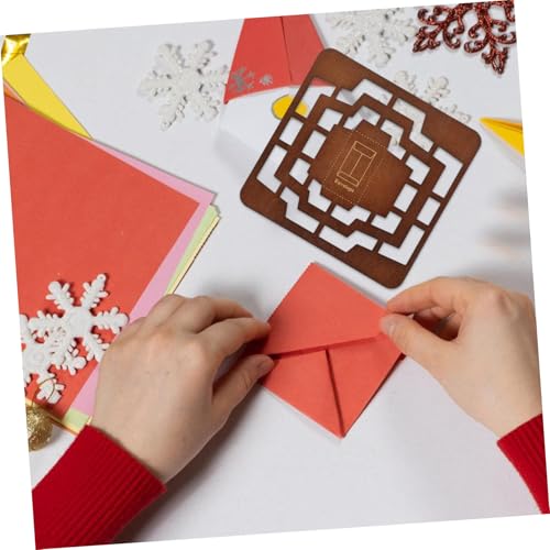 WEKAMOS Holz Umschlag Vorlage Stencil für DIY Basteln Langlebiges Stabiles Holzmaterial Vintage Hohlraum Design Umschläge für Besondere Anlässe Vielseitiges Bastelwerkzeug WEKAMOS Holz Umschlag Vorlage Stencil für DIY Basteln Langlebiges Stabiles Holzmaterial Vintage Hohlraum Design Umschläge für Besondere Anlässe Vielseitiges Bastelwerkzeug von WEKAMOS
