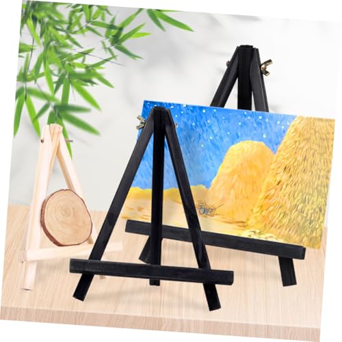 WEKAMOS Holzstaffelei Tischstaffelei Leichter Zeichenständer für Malzubehör und Display für Jungen Mädchen DIY Kunst und Handyhalter Schwarz WEKAMOS Holzstaffelei Tischstaffelei Leichter Zeichenständer für Malzubehör und Display für Jungen Mädchen DIY Kunst und Handyhalter Schwarz von WEKAMOS