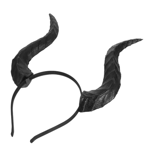 WEKAMOS Horns Headband Halloween Accessory Abnehmbar Ox Horn Haarband Leicht Elastisch Für Cosplay Karneval Festival Kostüm WEKAMOS Horns Headband Halloween Accessory Abnehmbar Ox Horn Haarband Leicht Elastisch Für Cosplay Karneval Festival Kostüm von WEKAMOS