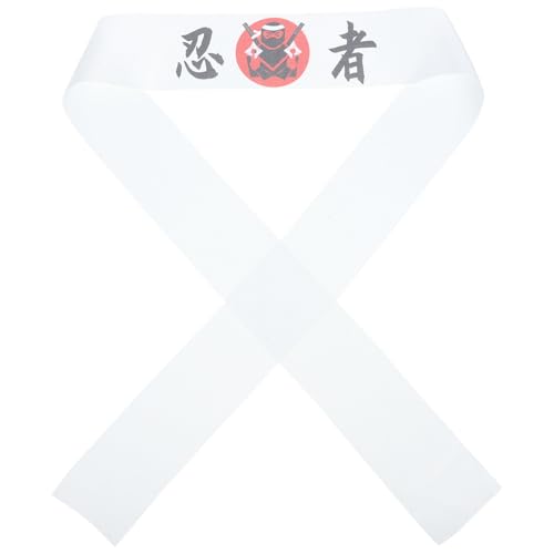 WEKAMOS Japanisches Stirnband Hachimaki für Wiederverwendbare Kopfdekoration Karate Zubehör Vielseitig und Atmungsaktiv für Kochkostüme und Sport von WEKAMOS