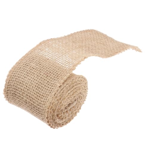 WEKAMOS Juteband Rolle Naturfarbig Sackleinen Geschenkband Umweltfreundliches Dekoband für Weihnachten Hochzeits und Bastelprojekte Vielseitiges Juteband für Kränze und Verpackungen WEKAMOS Juteband Rolle Naturfarbig Sackleinen Geschenkband Umweltfreundliches Dekoband für Weihnachten Hochzeits und Bastelprojekte Vielseitiges Juteband für Kränze und Verpackungen von WEKAMOS
