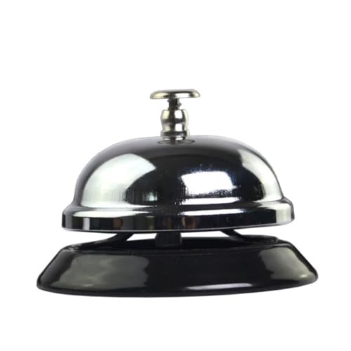 WEKAMOS Klassische Kundenservice Glocke aus Metall mit Klarem Klang Leichte Tischklingel für Restaurant Hotel Bar Kücheneinsatz Perfektes Rufsignal für Empfang und Service WEKAMOS Klassische Kundenservice Glocke aus Metall mit Klarem Klang Leichte Tischklingel für Restaurant Hotel Bar Kücheneinsatz Perfektes Rufsignal für Empfang und Service von WEKAMOS